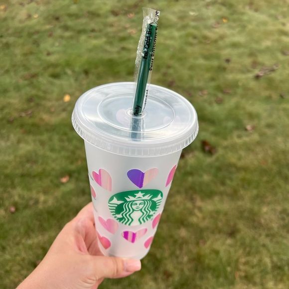 Custom made Starbucks tumbler made on my cricut! - Picture 6 of 7